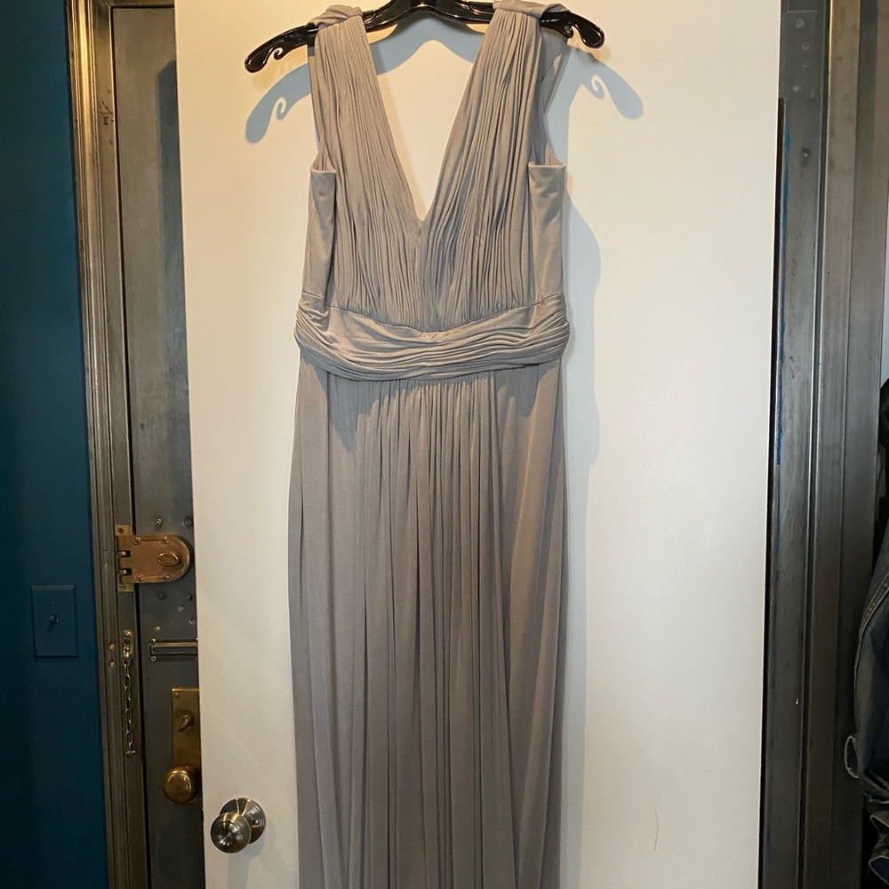 Beautiful Grecian Marchesa Notte Black Tie Dress